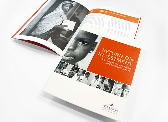 Comella Design Group | Accordia Global Health Foundation Brochure