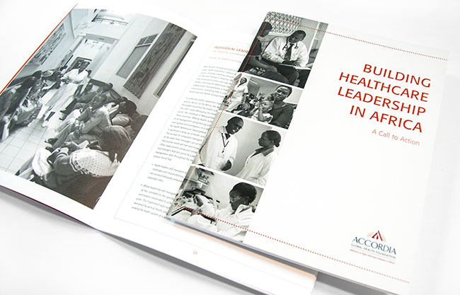 Comella Design Group | Accordia Global Health Foundation Brochure