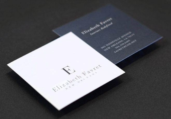 Comella Design Group | Elizabeth Favret Business Card