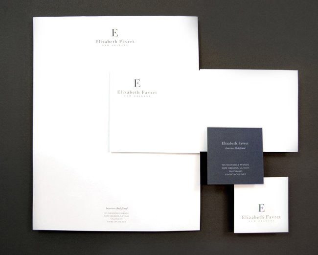 Comella Design Group | Elizabeth Favret Stationary