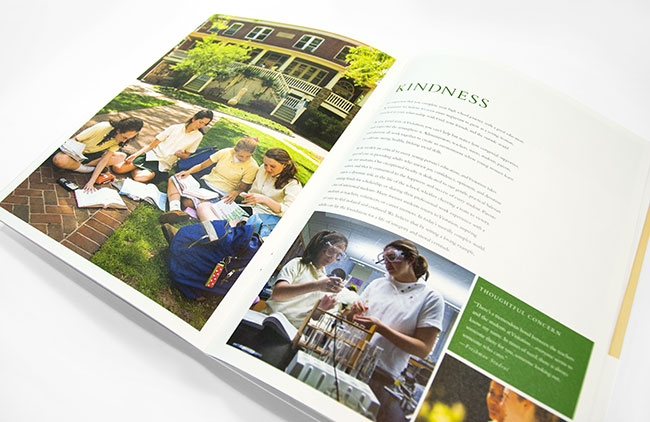 Comella Design Group | Georgetown Visitation Viewbook