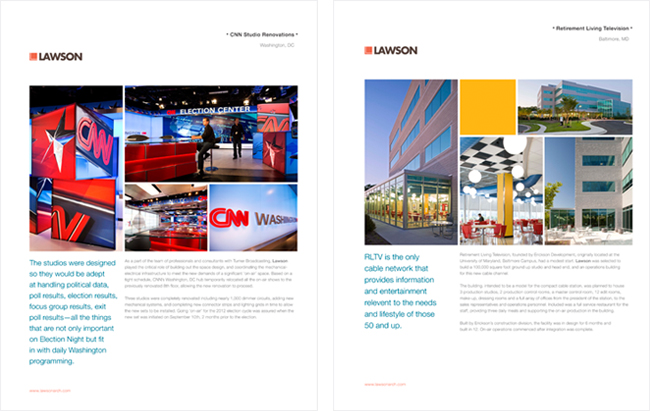 Comella Design Group | Lawson Project Sheets