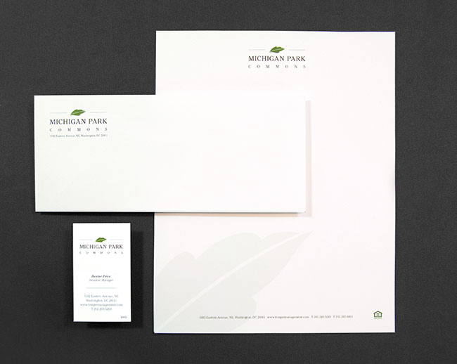 Comella Design Group | Michigan Park Stationary