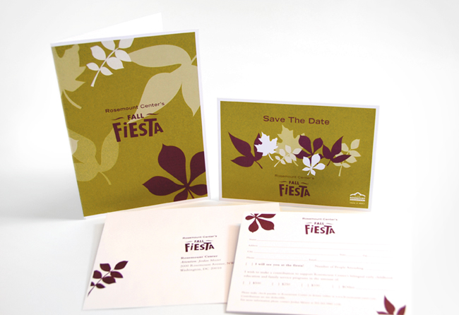 Comella Design Group | Rosemount Center Fall Fiesta Invitation Set 2011