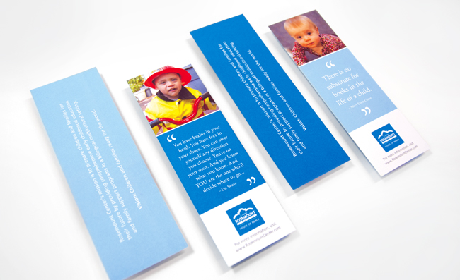 Comella Design Group | Rosemount Center Bookmarks